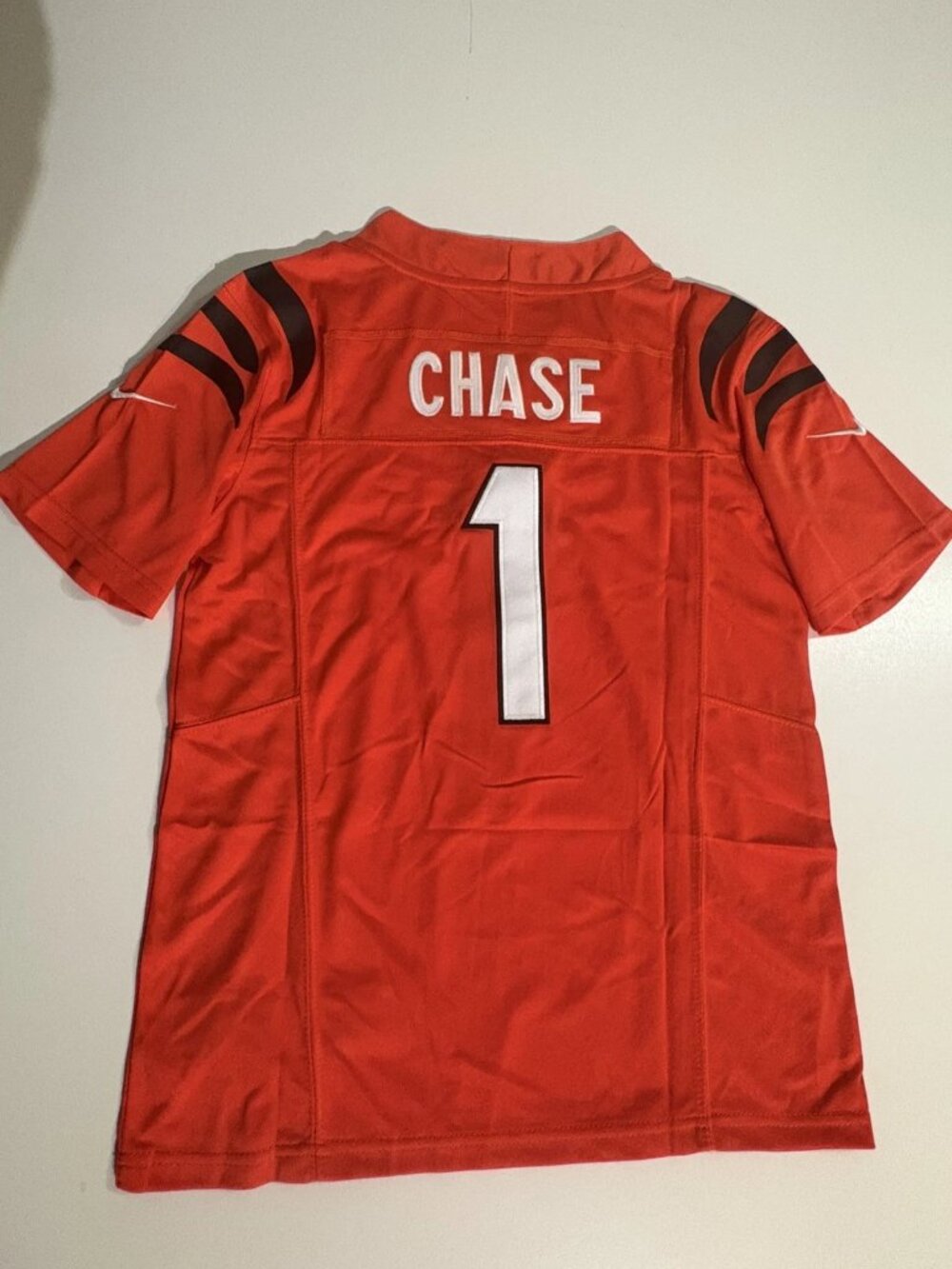 Ja'Marr Chase Orange Stitched Jersey Vapor